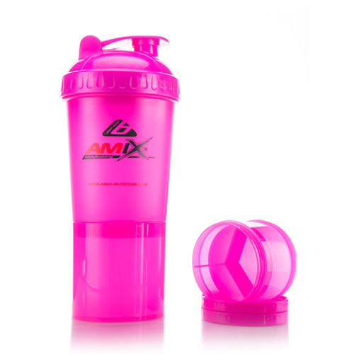 Amix Shaker Monster Bottle Pink 20.29 fl oz (600 ml)