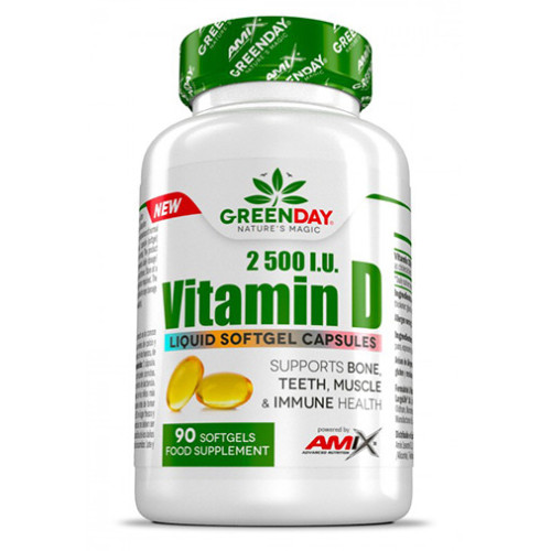 Amix Vitamin D3 2500 i.u 90 Softgel Capsules