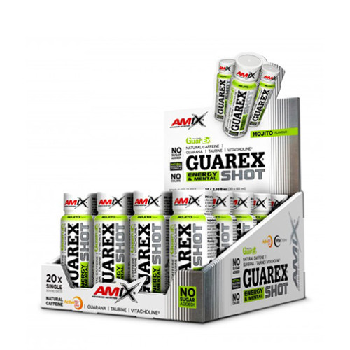Amix Guarex Energy & Mental Shot Box Mojito 20 x 2.03 fl oz (60 ml)