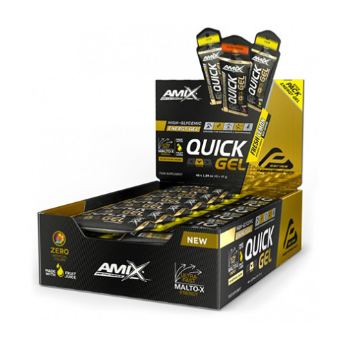 Amix Quick Energy Gel Box Lemon 40 x 1.59 oz (45 g)