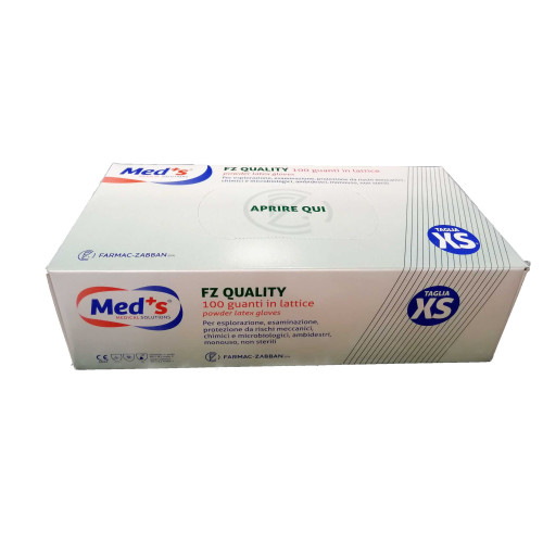 Eurogloves Latex Gloves with Talc XS 100 pcs