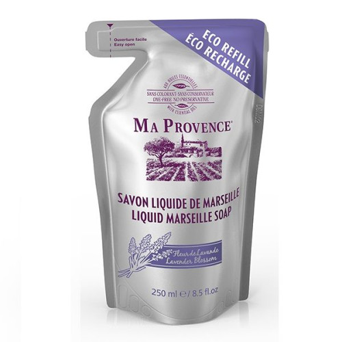 Ma Provence Lavender Liquid Soap with Lavender Refill 8.45 fl oz (250 ml)