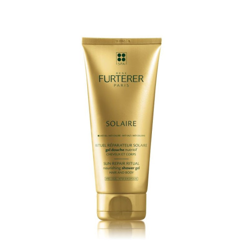 Rene Furterer Solaire Nourishing Shower Gel for Hair and Body 6.76 fl oz (200 ml)
