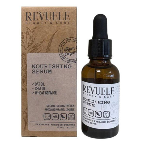 Revuele Vegan and Organic Nourishing Face Serum 1.01 fl oz (30 ml)