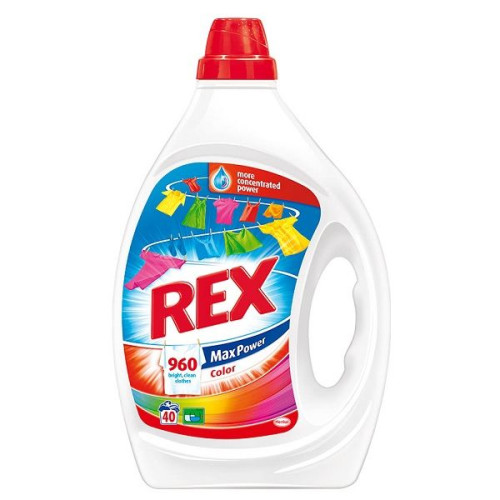 Rex Max Power Color Liquid Laundry Detergent for Colored Fabrics 67.63 fl oz (2000 ml)
