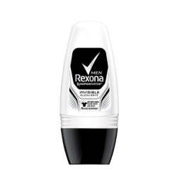 Rexona Men Invisible Blackandwhite Roll-On Deodorant for Men 1.69 fl oz (50 ml)