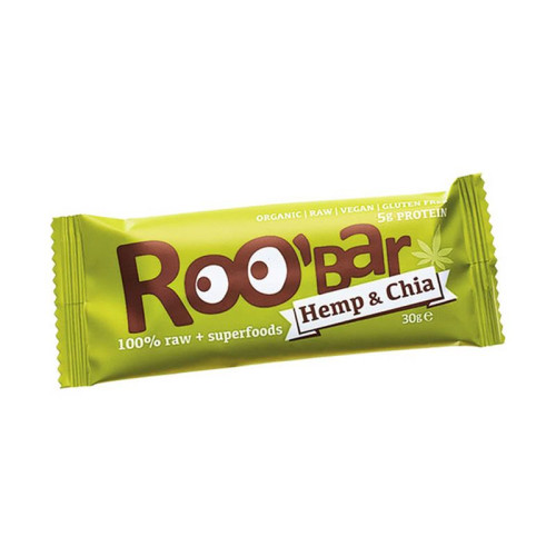 Roobar Raw Bar with Hemp Protein and Chia 1.06 oz (30 g)