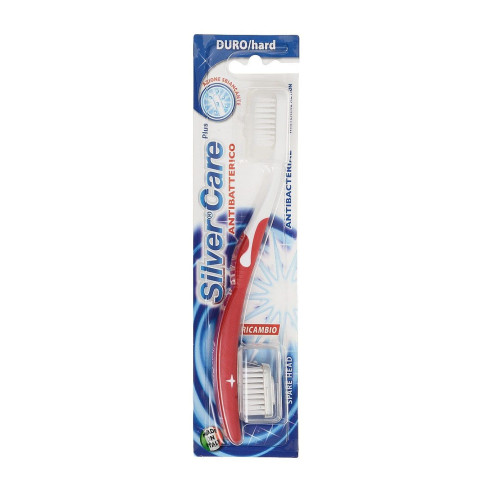 Silver Care Antibacterial Toothbrush with Antibacterial Properties Hard 1 pc