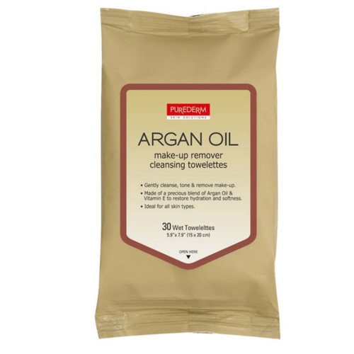Adwin Purederm Wet Wipes with Argan Oil 30 pcs