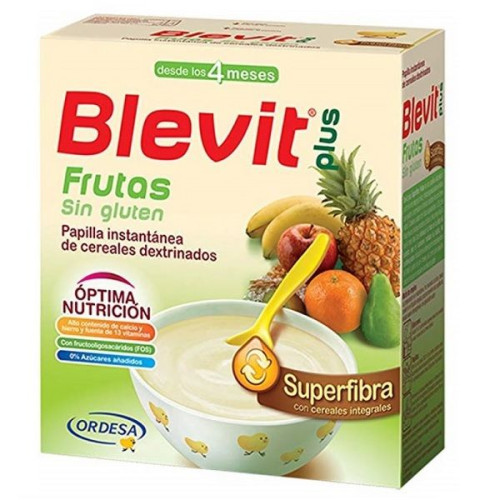 Blevit Plus Superfibra Fruit Porridge with Bifidus Effect for Children from 4+ Months 1.32 lb (600 g)