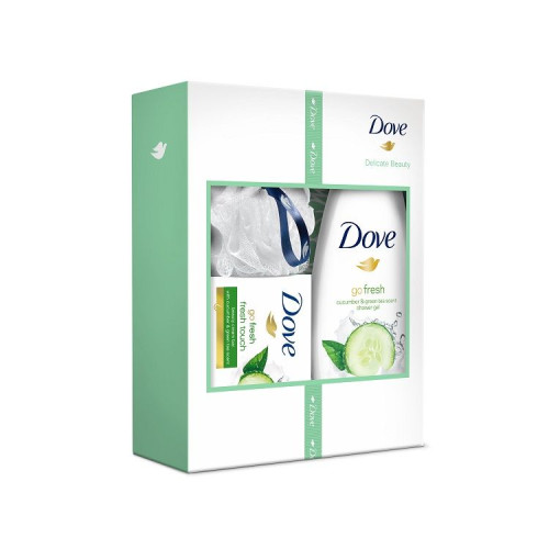 Dove Fresh Touch Promo Body Set + Free Sponge