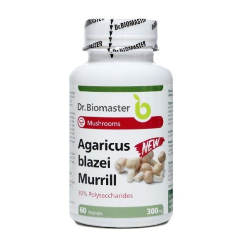 Dr. Biomaster Agaricus Blazei Murrill with 30% Polysaccharides 300 mg 60 Capsules