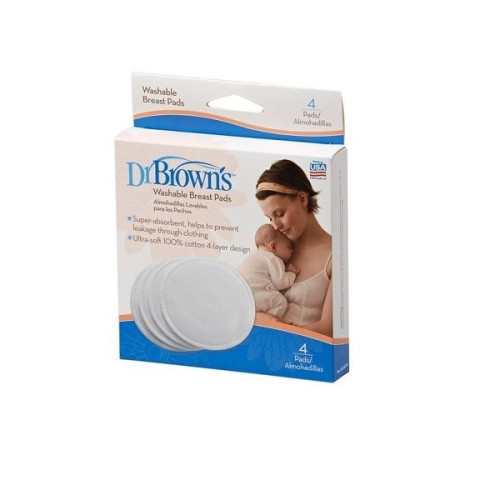 Dr. Brown's Reusable Nursing Pads 4 pcs