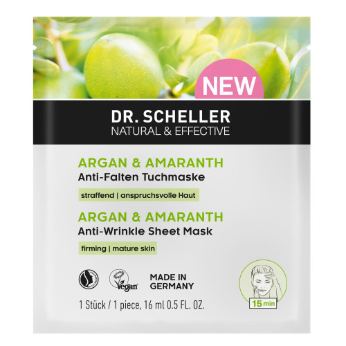 Dr. Scheller Anti-Wrinkle Mask with Argan and Amaranth for Mature Skin 0.54 fl oz (16 ml)