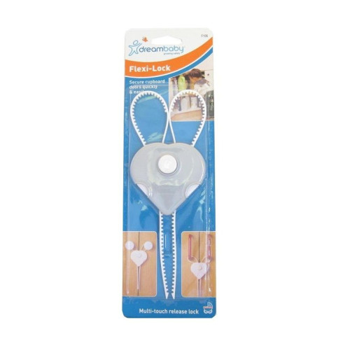 Dreambaby Flexible Locking Mechanism for Wardrobe and Cabinet Doors