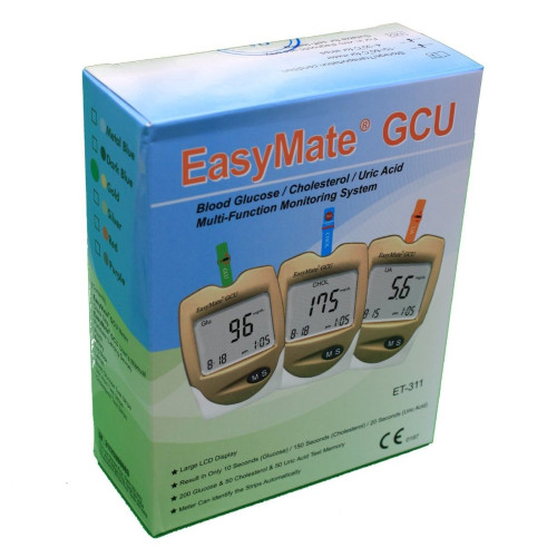 Easymate Gcu Biochemical Analyzer for Monitoring Blood Sugar Cholesterol and Uric Acid