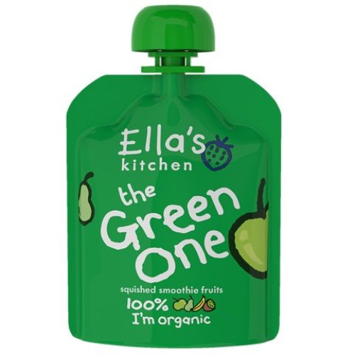 Ellas Kitchen Organic Baby Puree Green Fruit Smoothie 3.17 oz (90 g)