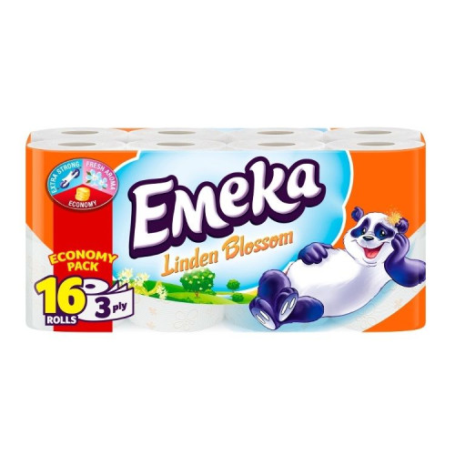 Emeka Linden Blossom Scented 3-ply Toilet Paper 16 Rolls