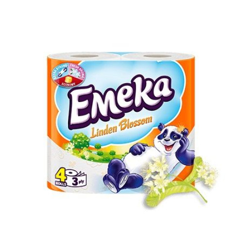 Emeka Linden Blossom Scented 3-ply Toilet Paper 4 Rolls