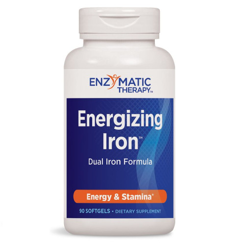 Enzymatic Therapy Energizing Iron for More Energy and Endurance 90 Softgel Capsules