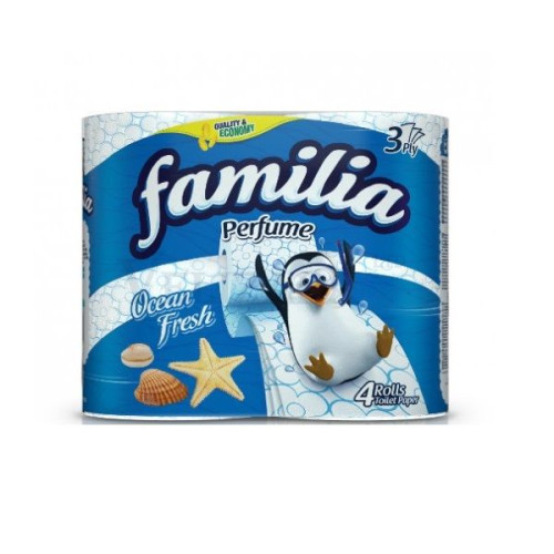 Familia Ocean Fresh Toilet Paper 4 Rolls