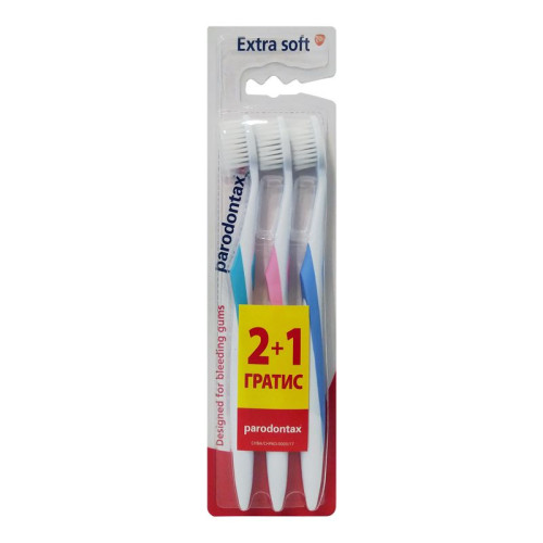 Parodontax Extra Soft Toothbrush for Sensitive Gums 3 pcs