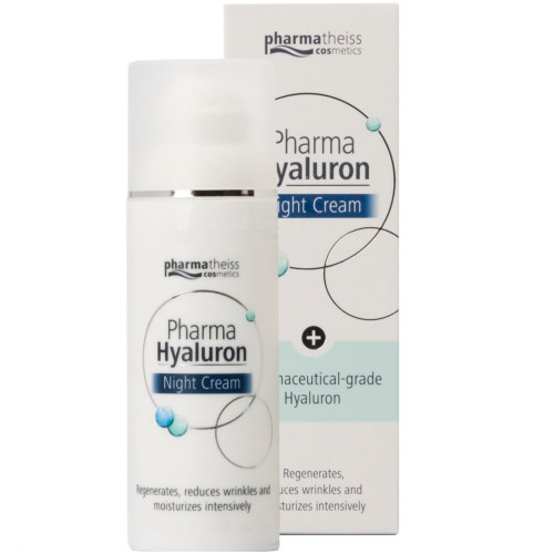 Pharma Hyaluron Regenerating Anti-Wrinkle Night Cream for the Face with Hyaluron 1.69 fl oz (50 ml)