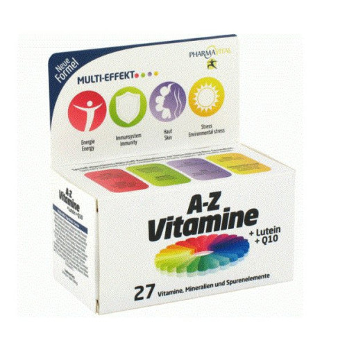 Pharma Vital Vitamins A-Z + Lutein and Q10 60 Tablets