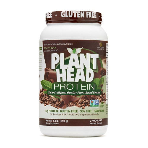 Plant Head Protein Plant-Based Proteins with Chocolate Flavor 1.79 lb (810 g)