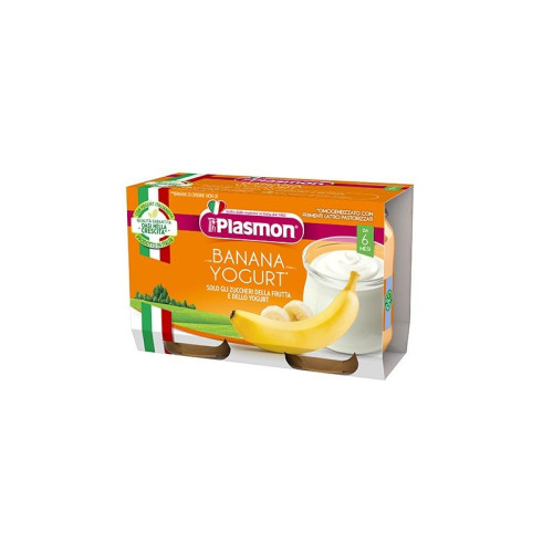 Plasmon Yogurt and Banana Puree for Children 6+ Months 4.67 lb (2120 g) - 1522