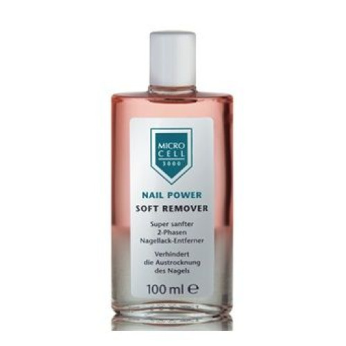 Micro Cell Nail Power Two-Phase acetone-free Nail Polish Remover 3.38 fl oz (100 ml)