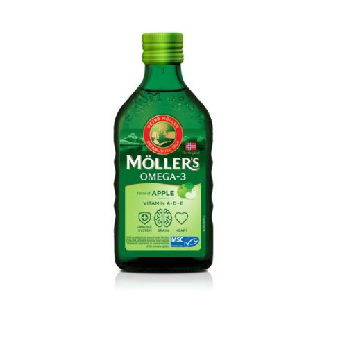 Moller's Cod Liver Oil Syrup with Apple Flavor 8.45 fl oz (250 ml)