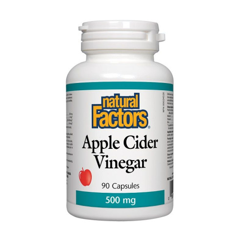 Natural Factors Apple Cider Vinegar for Fast Metabolism and Appetite Reduction 90 Capsules