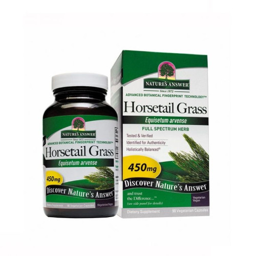 Nature's Answer Horsetail Grass for Hair Skin and Nails 450 mg 90 Capsules