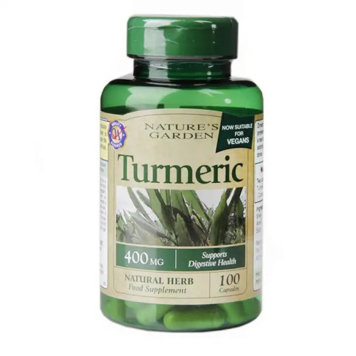 Nature's Garden Turmeric 400 mg 100 Capsules
