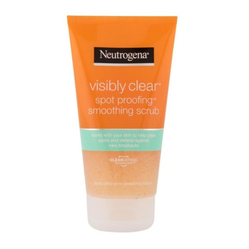 Neutrogena Visibly Clear Smoothing Face Scrub for Sensitive Skin 5.07 fl oz (150 ml)