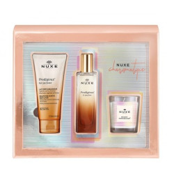 Nuxe Prodigieux Promo Set Moisturizing Lotion with Gold Particles Perfume and Scented Candle