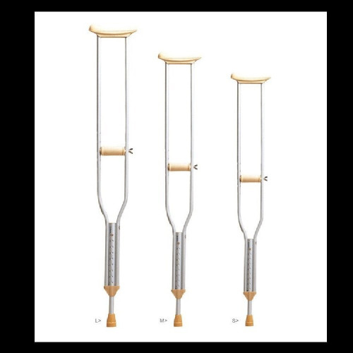 Aluminum Crutch Size L Adjustable