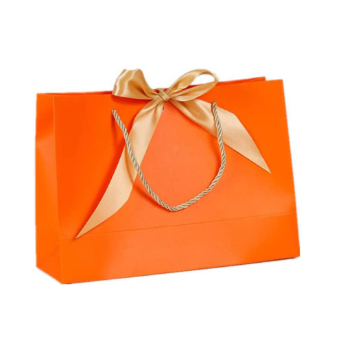 Elite Gift Paper Bag - Gold Ribbon Xl