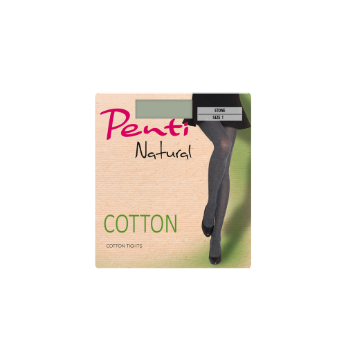 Penti Natural Cotton Women's Cotton Tights Color Black Size S 1 pc