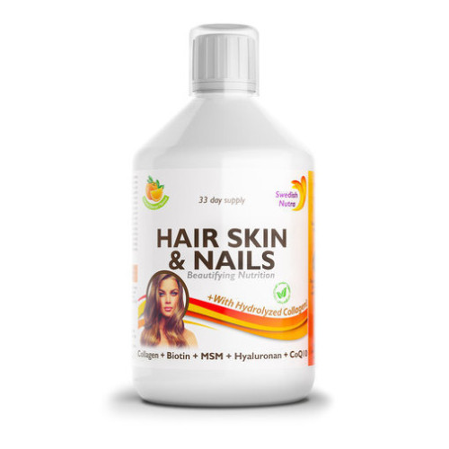 Swedish Nutra Hair, Skin and Nails 16.91 fl oz (500 ml)