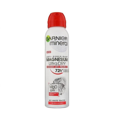 Garnier Magnesium Ultra Dry Deodorant Spray for Women 5.07 fl oz (150 ml)