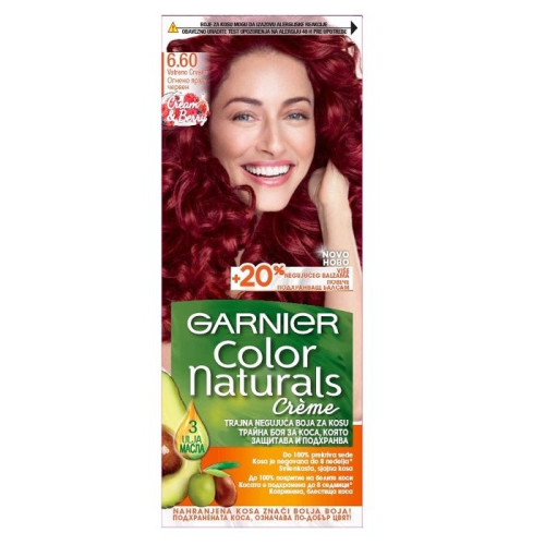 Garnier Color Naturals Permanent Hair Dye Red 660