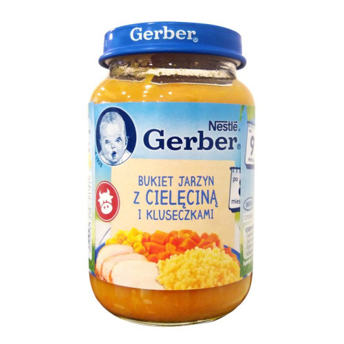 Gerber Vegetable Puree with Beef and Macaroni from 9 Months 6.7 oz (190 g)