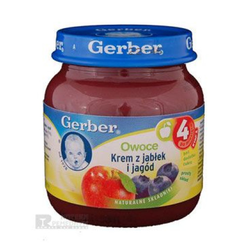 Gerber Apple and Blueberry Puree My First Puree for Children 4+ Months 2.82 oz (80 g) - 7102