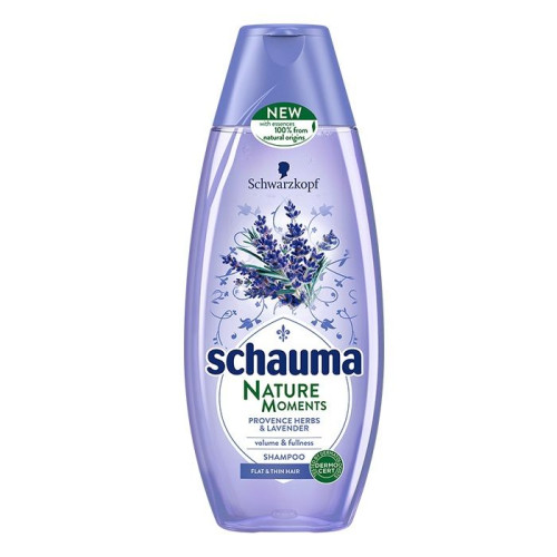Schauma Nature Moments Shampoo for Volume and Density Herbs and Lavender 8.45 fl oz (250 ml)