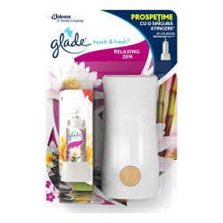 Glade Microspray Relaxing Zen Room Spray Dispenser with Relaxing Scent 0.34 fl oz (10 ml)