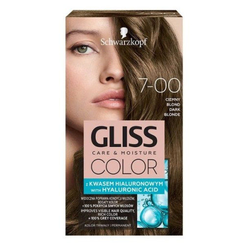 Gliss Color Permanent Hair Color 7-00 Dark Blonde