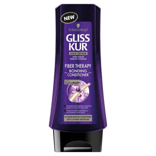 Gliss Fiber Therapy Bonding Repairing Conditioner for Treated and Damaged Hair 6.76 fl oz (200 ml)