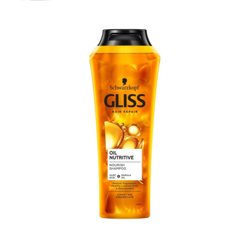 Gliss Oil Nutritive Nourishing Shampoo for Hair 8.45 fl oz (250 ml)